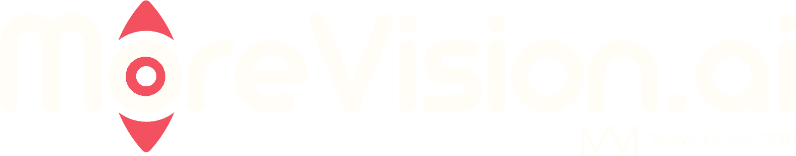 לוגו של MoreVision.ai, טכנולוגיה מתקדמת בתחום ה-AI.